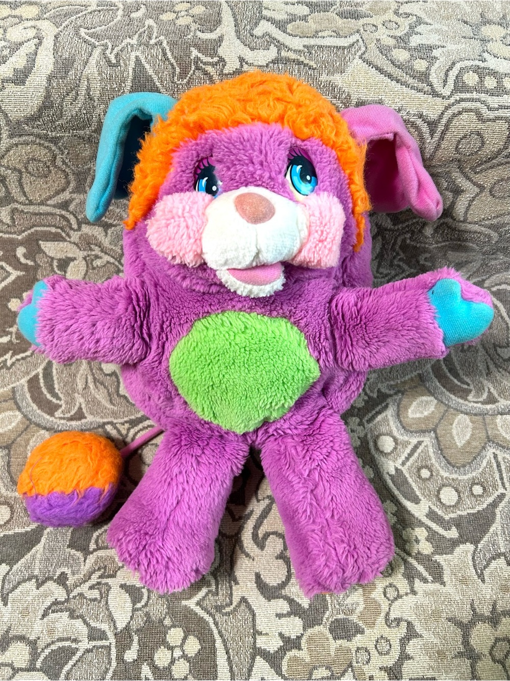 Vintage “Pancake” Popples 15” Plush Toy 1985 Rare HTF